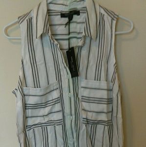 Gorgeous Striped Sleeveless Top